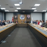  Trabzon Üniversitesi Senato ve Trabzon Üniversitesi Yönetim Kurulu üyelerine yönelik bilgilendirme toplantısı yapıldı.